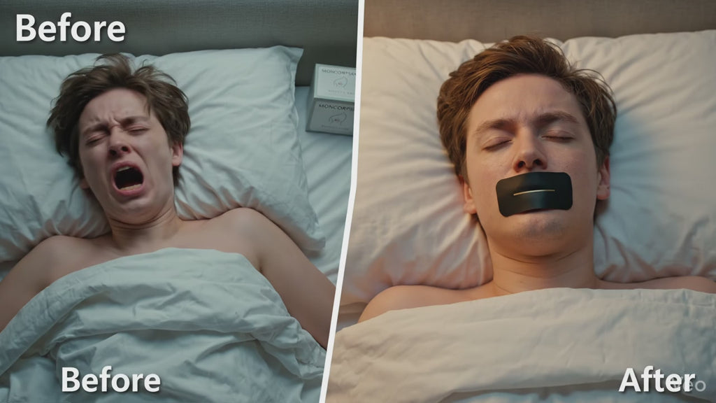 Sommeil Profond & Récupération : Mouth Tape Adhésif Premium
